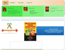 Tablet Screenshot of foodaddictionsolutions.com